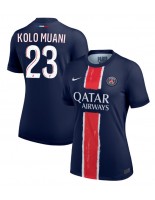 Paris Saint-Germain Randal Kolo Muani #23 Hjemmedrakt Dame 2024-25 Korte ermer